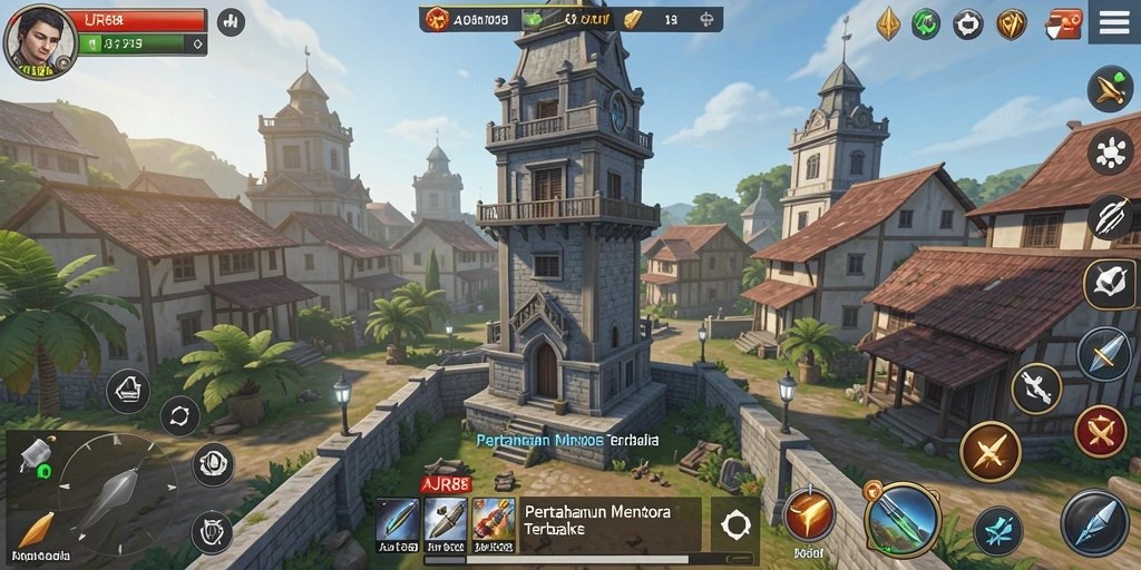 Tampilan gameplay AJR88 yang mendebarkan dalam Tower Defense.