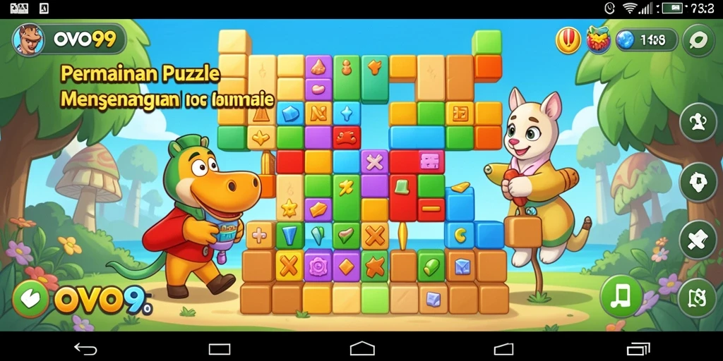 Tampilan gameplay OVO99 yang menarik dan menantang