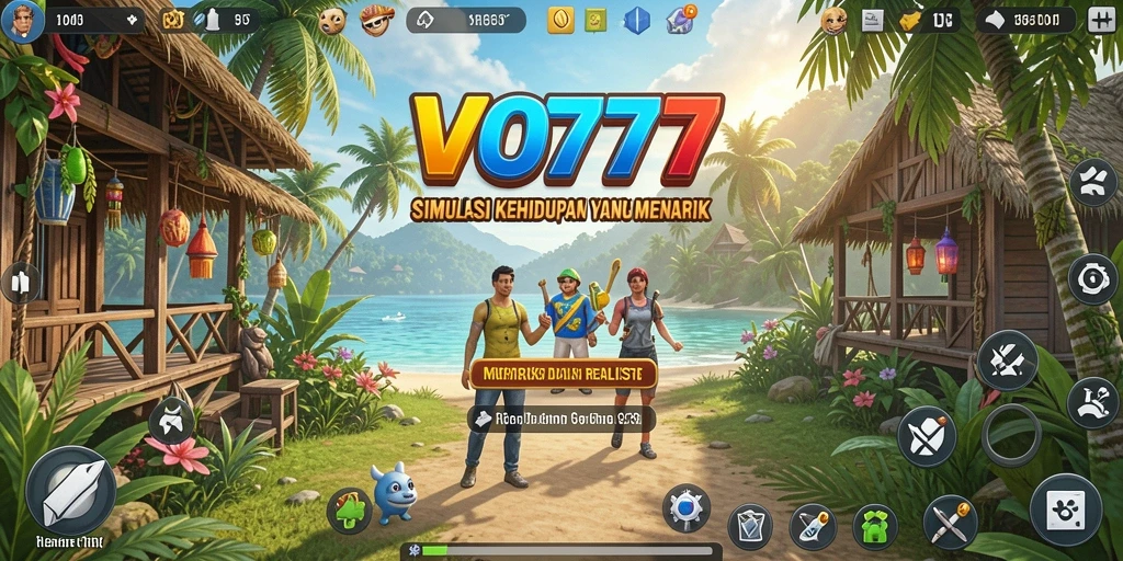 Tangkapan layar VO777 menunjukkan momen seru selama gameplay simulasi yang interaktif.